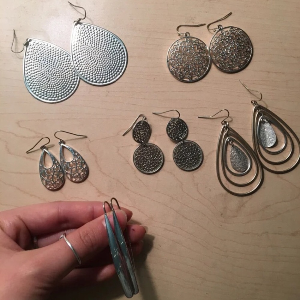 Silver Earrings Bundle